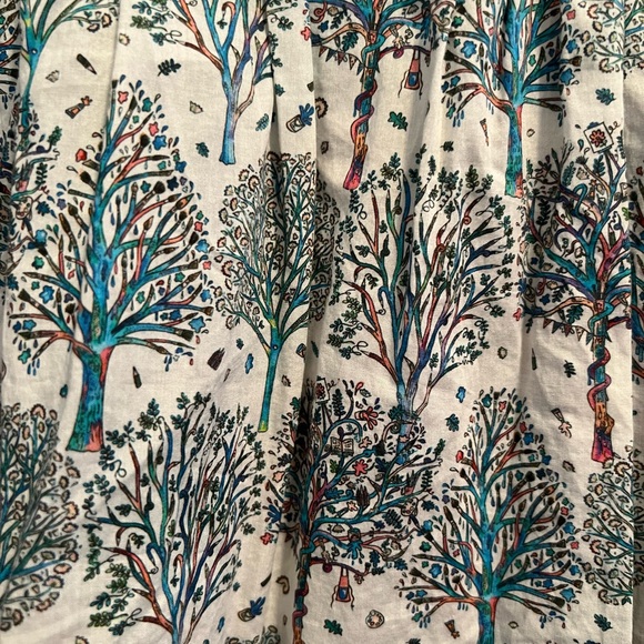 Poppy Rose Blue Trees Dress - Picture 4 of 7